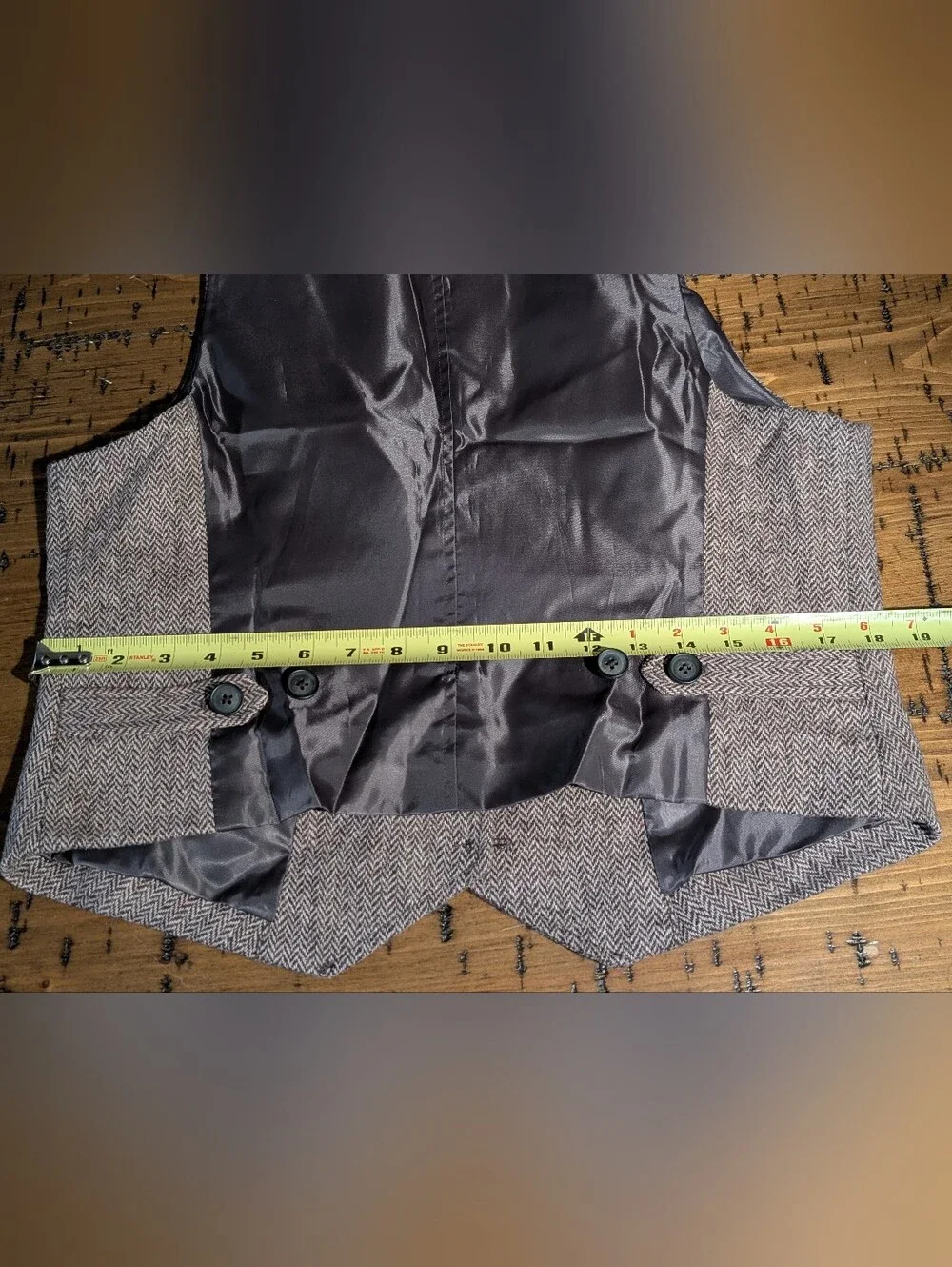NWT- Gap L herringbone 100% Wool Vest
